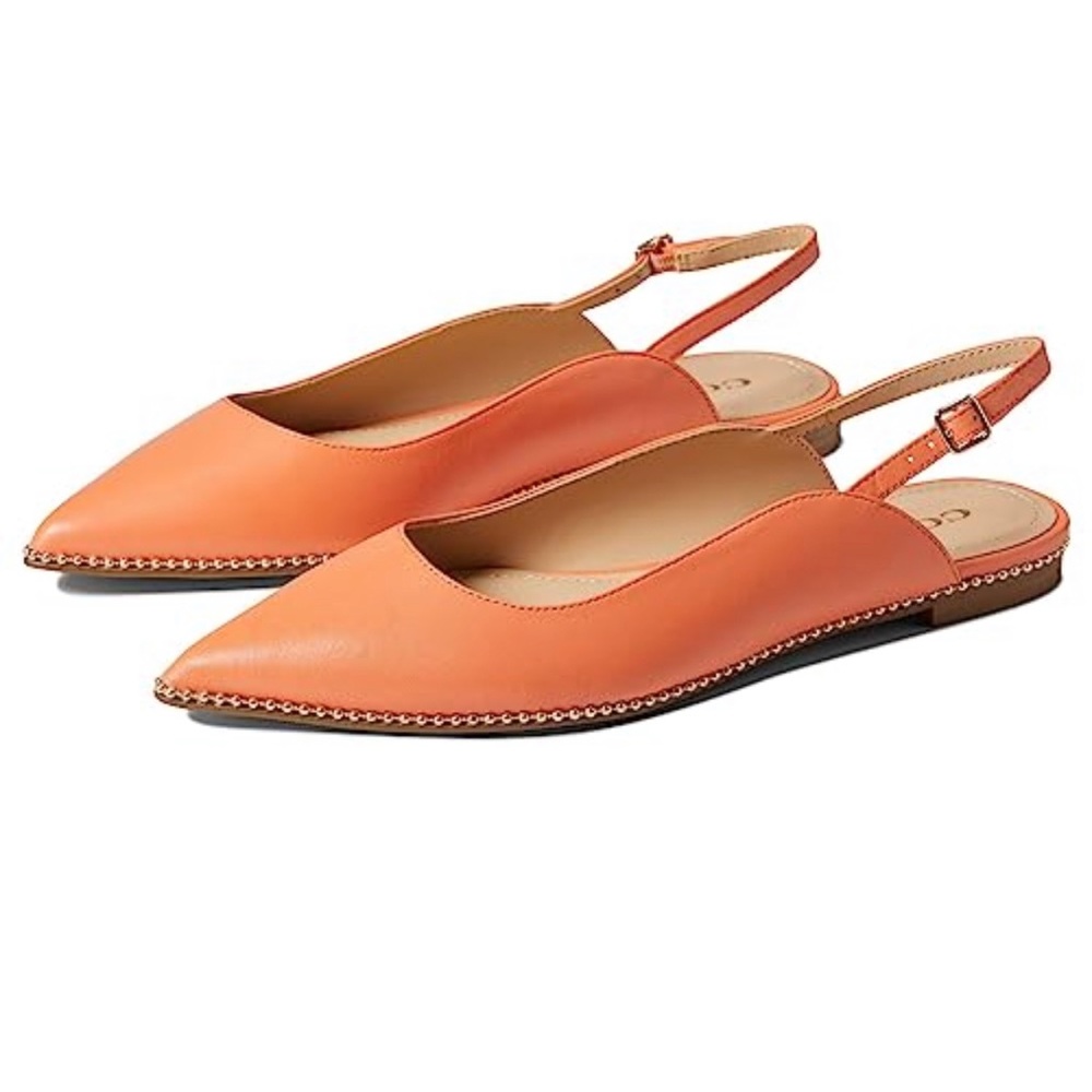 Coach Vae Skimmer sling back flat shoes